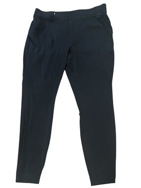 Duluth Trading Co Black Slim Pull-on Comfort Pants Size Large Cotton Blend